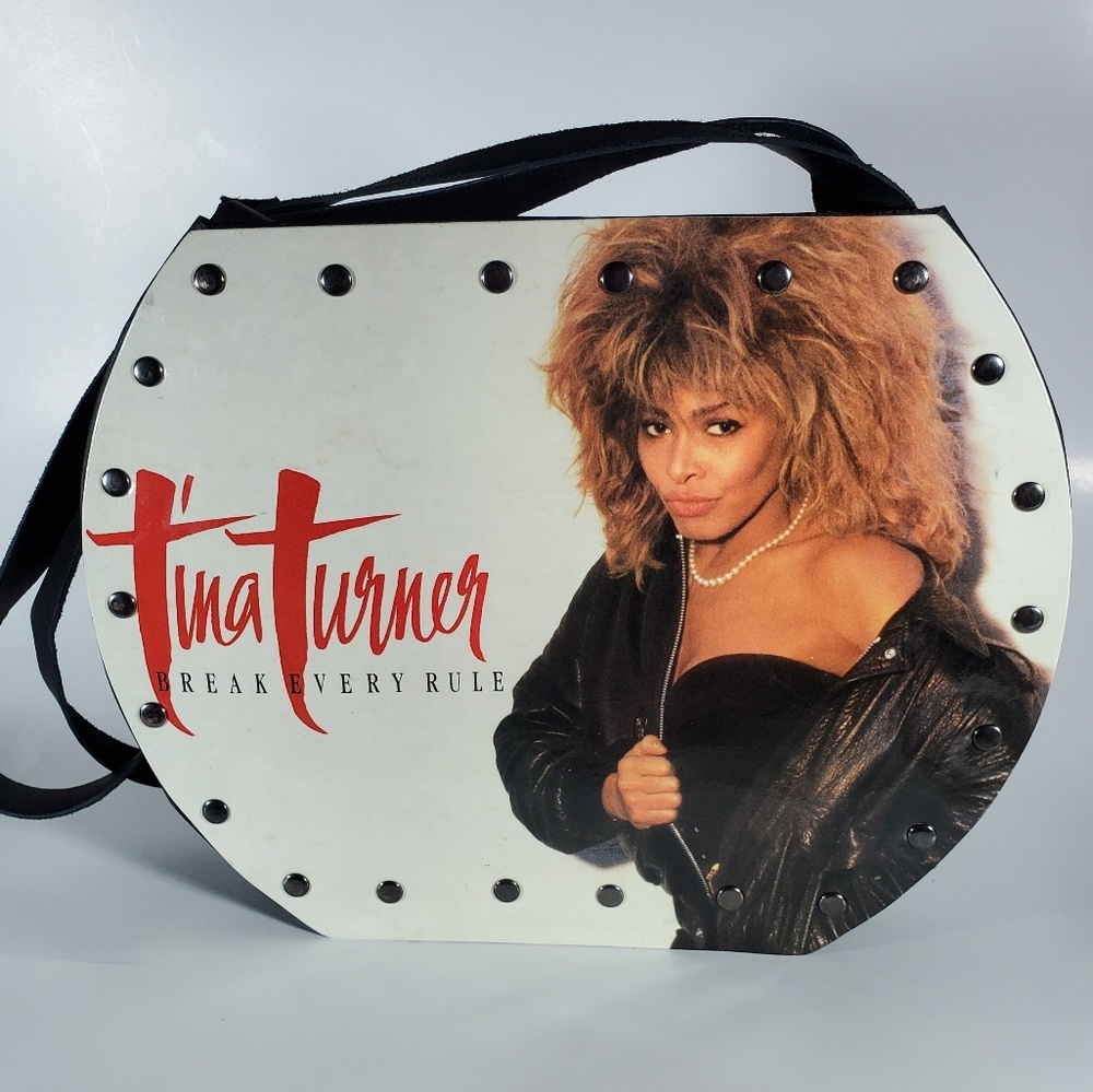 💥Handmade Tina Turner Vinyl Record Bag💥